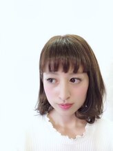 ヘア センス ヤマモリ(hair sense YAMAMORI) ミディアム　ワンカールスタイル