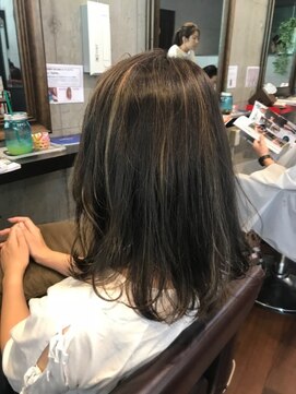 1+ アンプリュス(Unplus) ラベンダーグレージュハイライトカラー