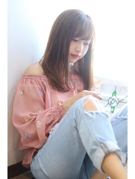 アーレル(Arlel) ☆Arlel 池袋☆斜めバング暗髪温感美肌ダークモカ