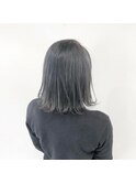 ダークグレージュ ×外ハネ