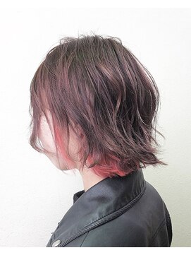 ライブトレア(LIVE TOREA) インナーカラー×パッションオレンジ