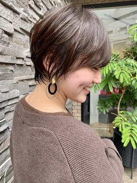 ジアン テラス(GIEN TERRASSE) #マッシュショート #ショートヘア #イルミナカラー