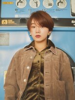 エムスラッシュ みなとみらい馬車道店(M SLASH)&nbsp;M.SLASH馬車道/斜めバング/ナチュラルマッシュショート/耳かけz