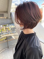 オーシャン(Ocean) 20代30代40代大人可愛いくびれショート前下がりボブ丸みショート