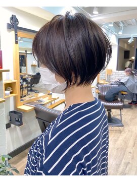 マグ ギンザ(mag ginza) 30代/40代/50代小顔前下がりショートボブ【中村】