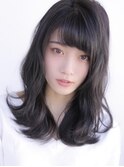 《Agu hair》重め前髪×ゆるカール