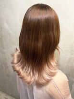 ルフレ 新宿本店1st(Reflet)&nbsp;ピンクベージュグラデーション#新宿#ケアプロ