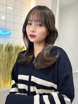 ロンド マーレ 天神大名店(Lond mare) 韓国くびれヘア/フェミニンロング/韓国ヘア/チェリーブラウン