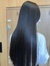 【髪質改善コース】ナチュラルカット+髪質改善Aujuaトリートメント￥9,000