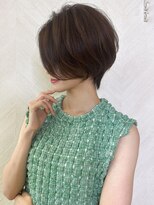 ロンド ストラーダ 心斎橋(Lond strada)&nbsp;ショート×ハイライト白髪ぼかし×マチルダボブ[心斎橋]