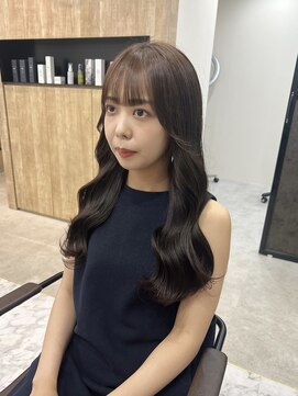 ルオーブ(L'aube) チョコレートブラウンカラー×ワイドバング