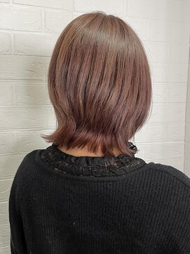 ヘアースペースブルーム プリュス 石橋店(HAIR SPACE BLOOM plus) 石橋阪大前/ウルフ/ピンクベージュ/アンブレラカラー