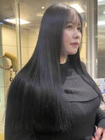 ヘアーアンドメイク ビス(HAIR&MAKE bis) 髪質改善トリートメント/暗染め/グレージュ【中西思実】