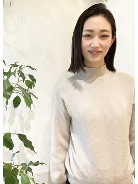 ミロア 薬院(miroa) ～大人女性の切りっぱなしボブスタイル～