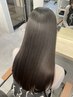 【平日期間限定】髪質改善カラー+髪質改善トリートメント¥8700