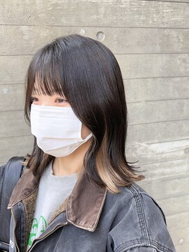 セジールへアメゾン(SAISIR HAIRMAISON) #韓国#外ハネ#インナーカラー