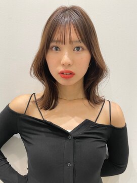 トルネード(TORNADO) 韓国ボブくびれボブ切りっぱなしボブ額下ボブ M0806表参道