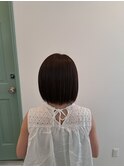 切りっぱなしボブ♪