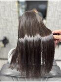 縮毛矯正なのに、こんなに艶が!