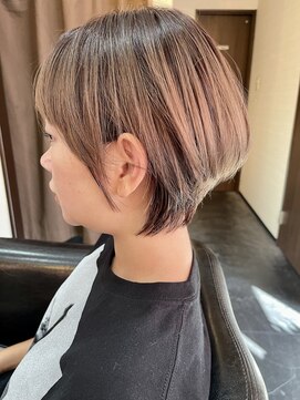 ヌーベルヴァーグ(Nouvelle Vague) 大人可愛い似合わせカット20代30代40代50代ショートボブ