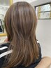 イルミナカラー明るく（ぼかす）白髪染め＋大人女子カットコース