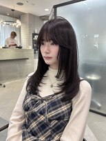 リリー(Lilley)&nbsp;＼中顔面短縮ミディアムレイヤーカット／韓国ヘア/顔周りカット