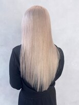 アルバム 渋谷パルコ(ALBUM) ホワイトブロンドロング美髪韓国ヘアおくれ毛_ba543052