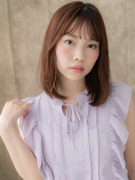 カバーヘア ブリス 上尾西口店(COVER HAIR bliss) チェリーレッド美髪艶感ストレートミディアム309W上尾20代30代