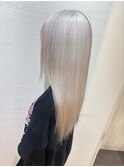 20代透明感UP◎ホワイトカラー×艶髪レイヤーカット所沢