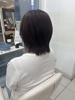 ヘアアンドデイスパ アグー(hair&dayspa AGU) ツヤめくストレート◎上品ボブレイヤー