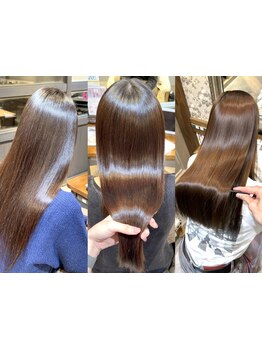 髪質改善のプロが大満足の仕上がりを提供!髪質,ダメージの状態を見極めた施術で、理想のツヤ感スタイルに★