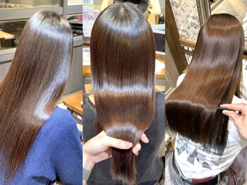 ザザ ZA/ZA 神楽坂の写真/髪質改善のプロが大満足の仕上がりを提供!髪質,ダメージの状態を見極めた施術で、理想のツヤ感スタイルに★