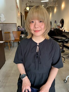 ラック 津田沼(LUCK) ベージュ ダブルカラーインナーカラーケアブリーチ