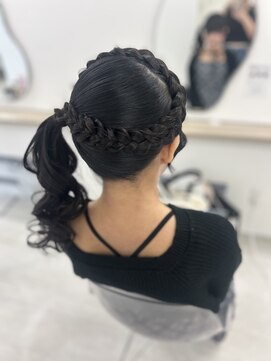 あみカチュサイドポニー