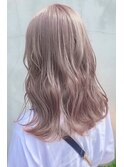 透け感ピンクベージュ