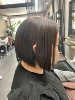 アリ 葛西店(ALi)&nbsp;ピンクブラウン×白髪ぼかしハイライト葛西髪質改善｜