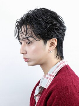 オーシャントーキョー 大阪(OCEAN TOKYO) 韓国ヘアカルマパーマコンマバングセンターパートフェザーパーマ