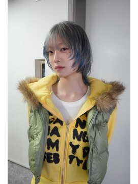 アフィナー 新宿(Afinar) ブリーチハイライト髪質改善ダブルカラーレイヤーカット/新宿