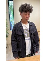シフト(SHEEFT)&nbsp;刈り上げスパイラル韓国パーマカジュアルショコラアッシュ