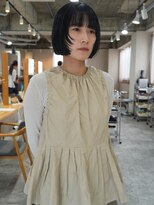 トナリ(tonari)&nbsp;ぱつっとボブ　暗髪カラー　透明感カラー【鹿児島中央】