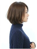 【30代40代50代】毛先ワンカールボブ