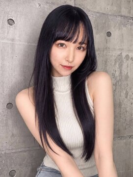 スターズレイ 本川越(STARS ray) 髪質改善トリートメント ブルーブラック 寒色系カラー 10代 20代