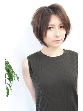 クート(ku-to) ショートボブにオーガニックカラーの艶×南浦和×髪質改善