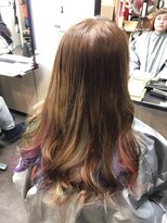 ヘアーズケアープレスト(Hair's Care Presto) インナーカラー☆レインボー☆