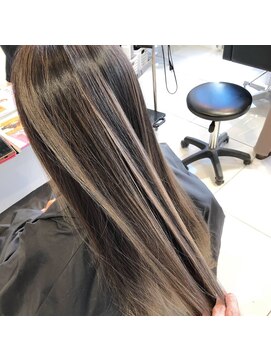 アディション 渋谷(ADITION) 【ADITION渋谷】バレイヤージュ外国人風グレーカラー