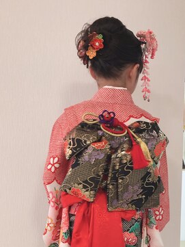 ヘアーサロン スリール(hair salon sourire) 七五三着付け、ヘアセット