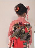 七五三着付け、ヘアセット