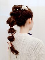 美容室 びゃんびゃん 社店&nbsp;コロコロポニーテール