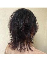 ルアナ ヘア アンド トリートメント(Luana)&nbsp;ピンクハイライトのメンズウルフ☆