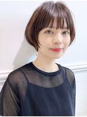 【December】大人かわいい 小顔 ひし形 ショートボブ♪
